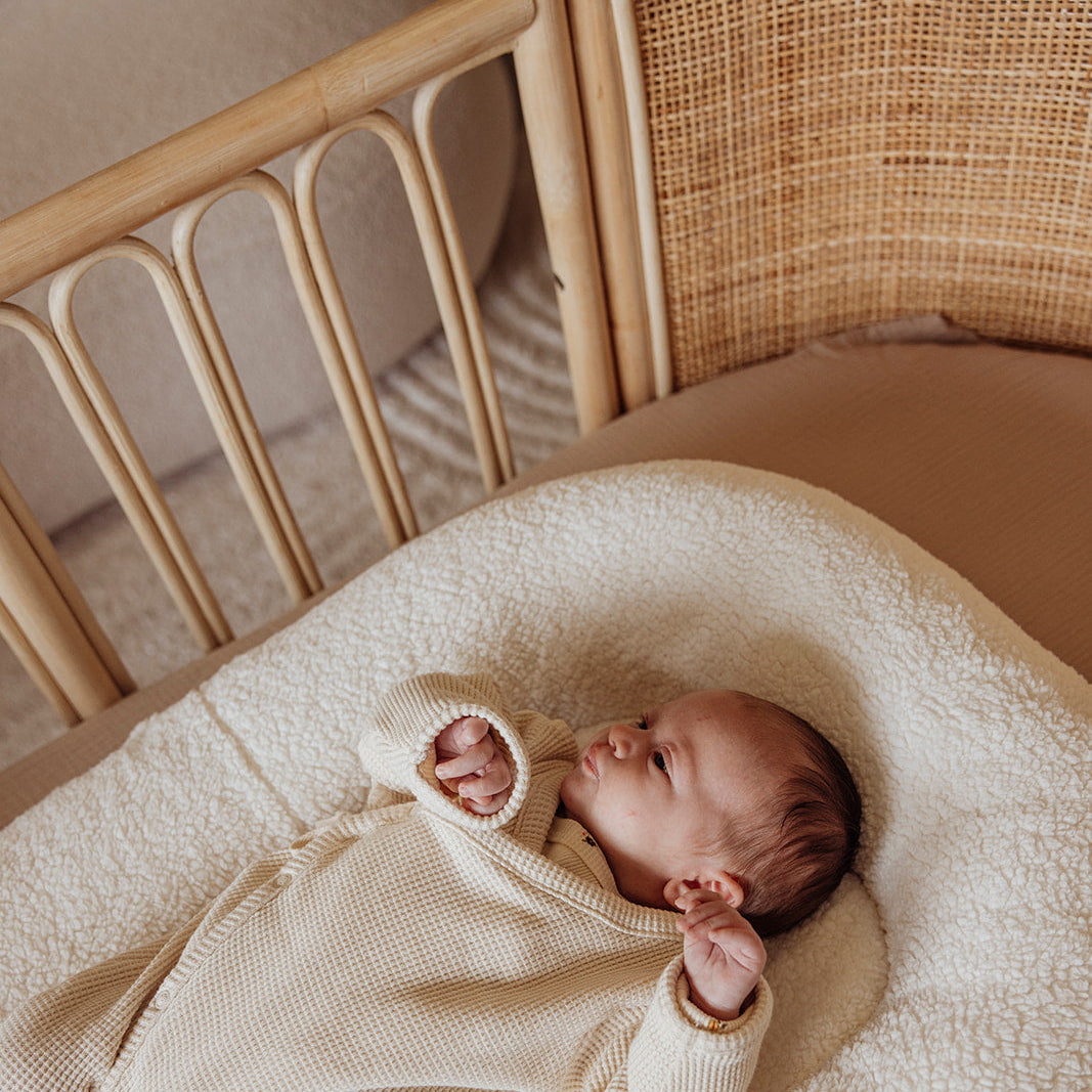 Meegroeibed rotan ovaal - Cosy - 70x140 cm
