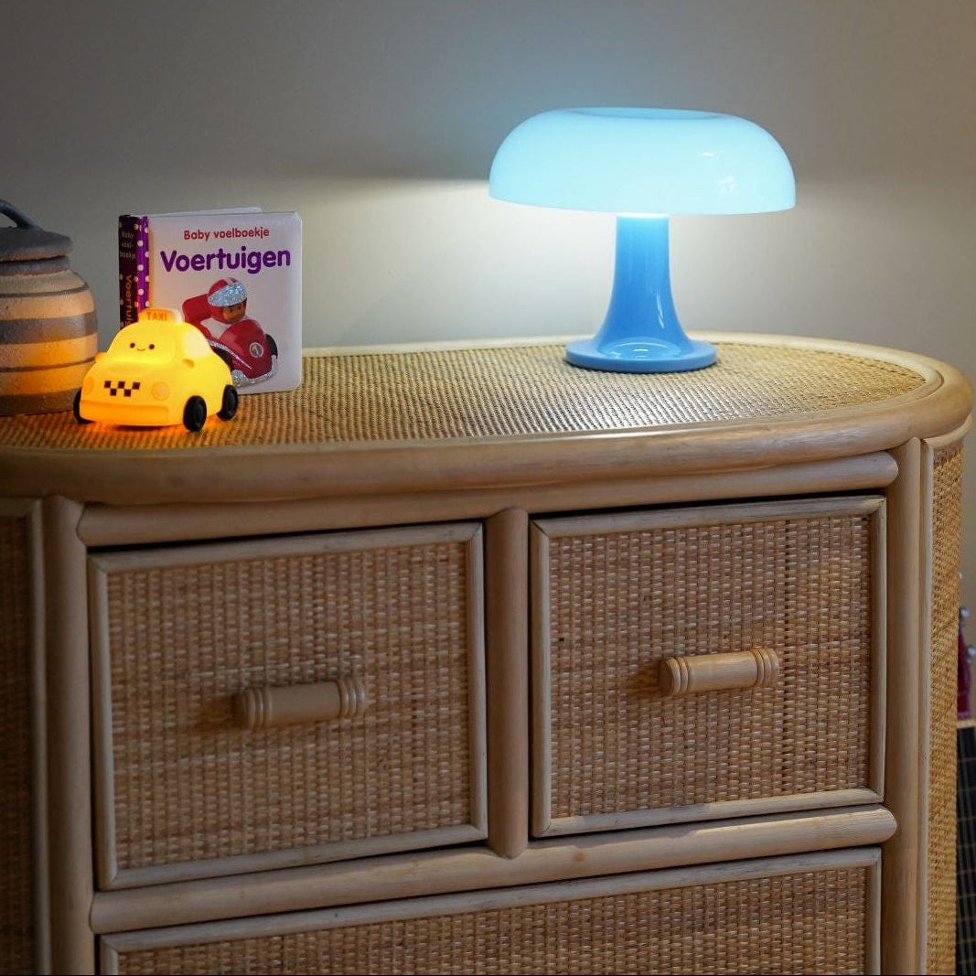 Commode kast ovaal rotan coco detail 