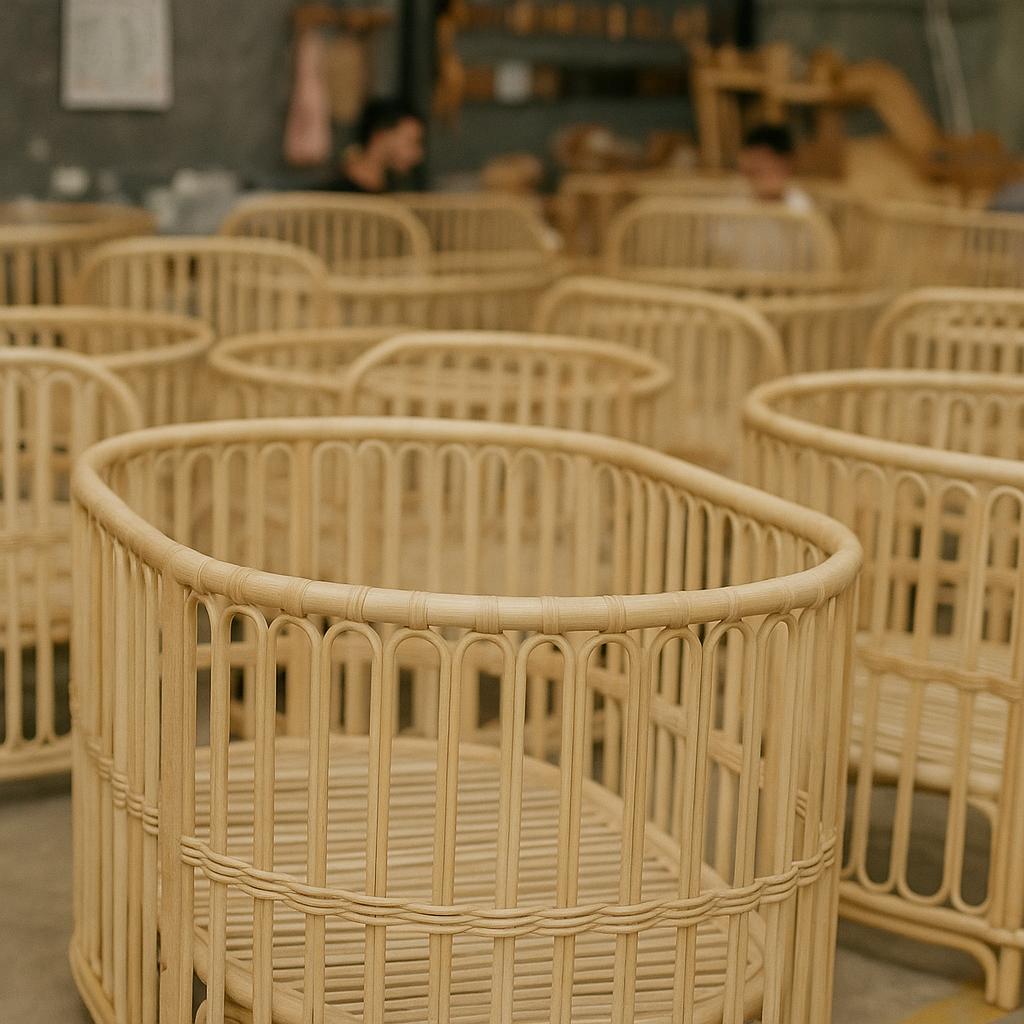 Sunny Home Store Rotan Bedjes Productie